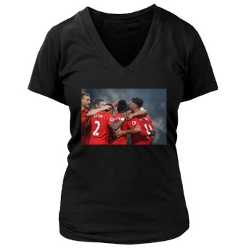 Liverpool Women's Deep V-Neck TShirt