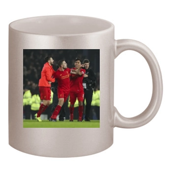 Liverpool 11oz Metallic Silver Mug