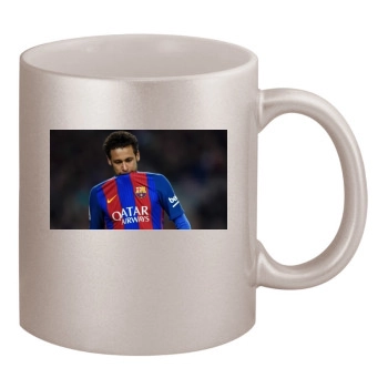 Neymar 11oz Metallic Silver Mug