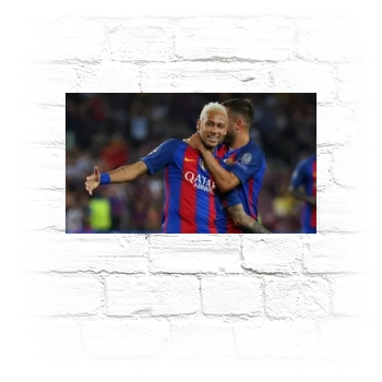 Neymar Metal Wall Art