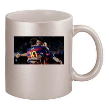 Neymar 11oz Metallic Silver Mug