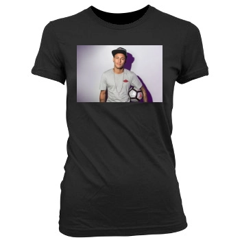 Neymar Women's Junior Cut Crewneck T-Shirt