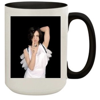 Asia Argento 15oz Colored Inner & Handle Mug