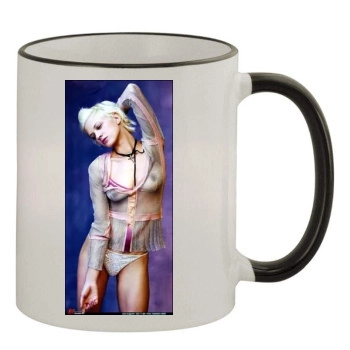 Asia Argento 11oz Colored Rim & Handle Mug