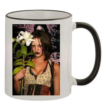 Asia Argento 11oz Colored Rim & Handle Mug