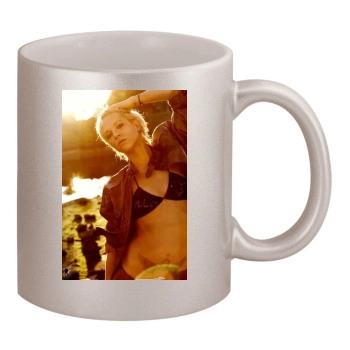 Asia Argento 11oz Metallic Silver Mug