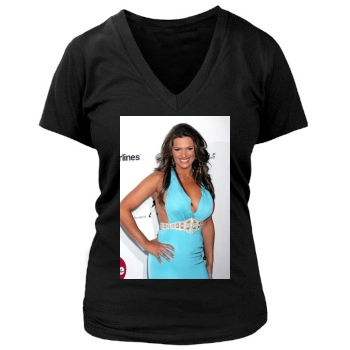 Barbara Bermudo Women's Deep V-Neck TShirt