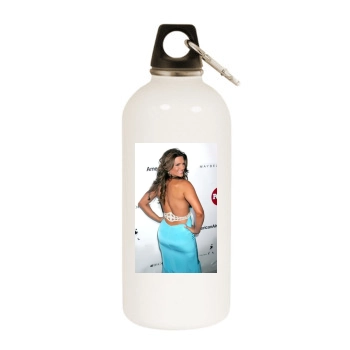 Barbara Bermudo White Water Bottle With Carabiner