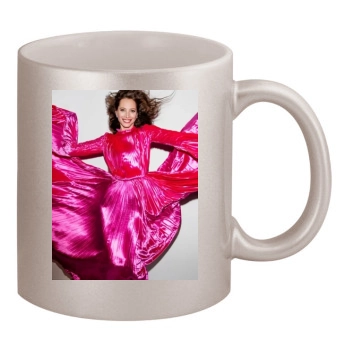 Christy Turlington 11oz Metallic Silver Mug