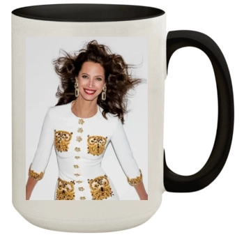 Christy Turlington 15oz Colored Inner & Handle Mug