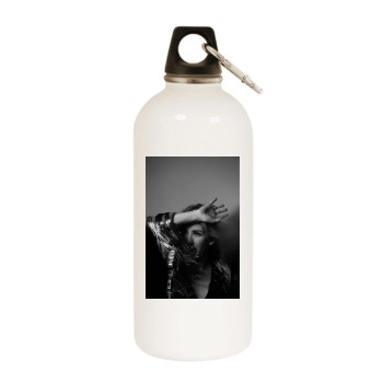 Ellie Goulding White Water Bottle With Carabiner