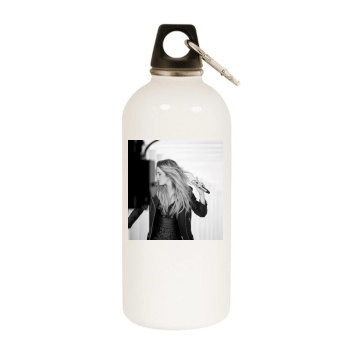 Ellie Goulding White Water Bottle With Carabiner