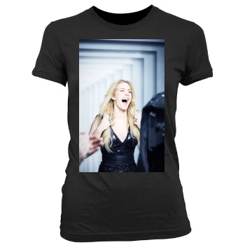 Ellie Goulding Women's Junior Cut Crewneck T-Shirt