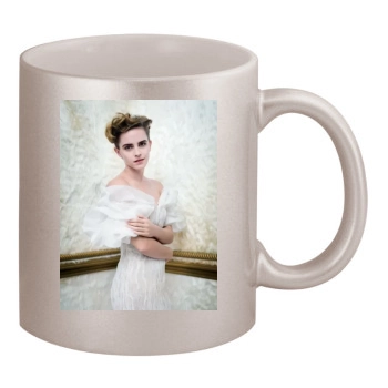 Emma Watson 11oz Metallic Silver Mug