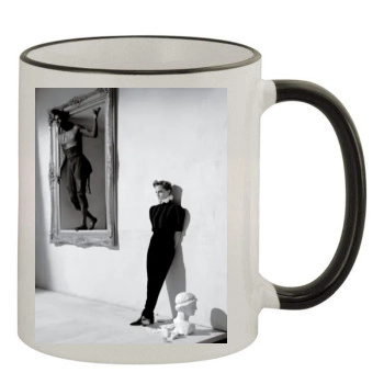 Emma Watson 11oz Colored Rim & Handle Mug