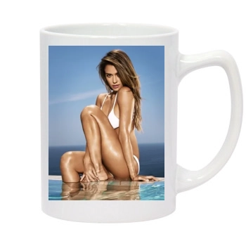 Jessica Alba 14oz White Statesman Mug