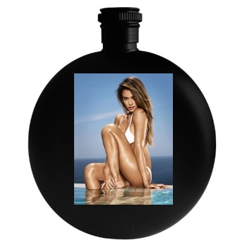 Jessica Alba Round Flask