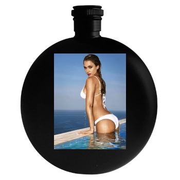 Jessica Alba Round Flask