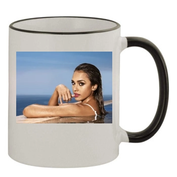 Jessica Alba 11oz Colored Rim & Handle Mug