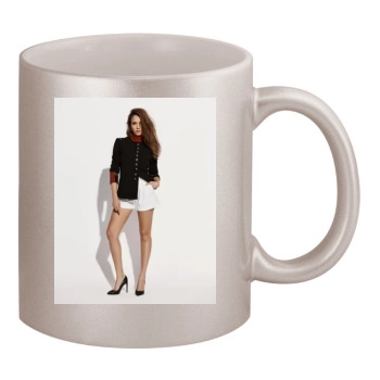 Jessica Alba 11oz Metallic Silver Mug