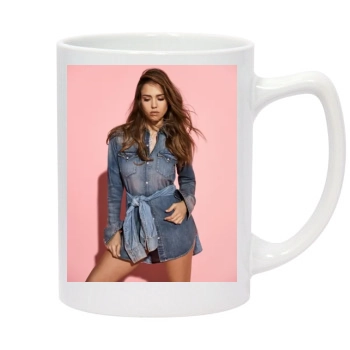 Jessica Alba 14oz White Statesman Mug