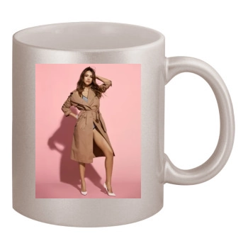 Jessica Alba 11oz Metallic Silver Mug