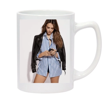 Jessica Alba 14oz White Statesman Mug