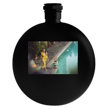 Jessica Alba Round Flask