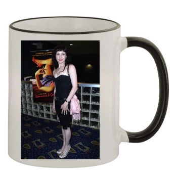 Bebe Neuwirth 11oz Colored Rim & Handle Mug