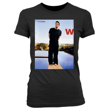 Ben Affleck Women's Junior Cut Crewneck T-Shirt