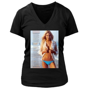 Beth Ostrosky Women's Deep V-Neck TShirt