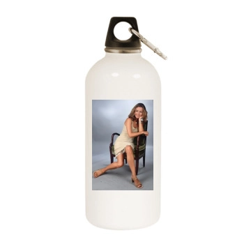 Bettina Cramer White Water Bottle With Carabiner