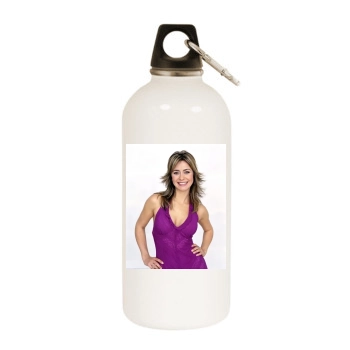 Bettina Cramer White Water Bottle With Carabiner