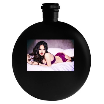 Megan Fox Round Flask