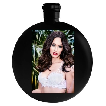 Megan Fox Round Flask