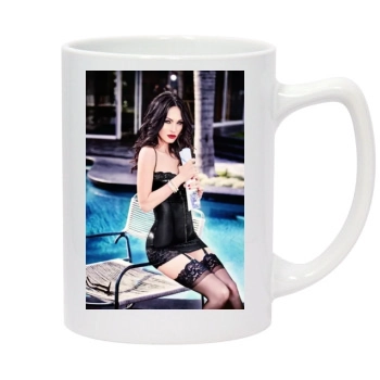 Megan Fox 14oz White Statesman Mug