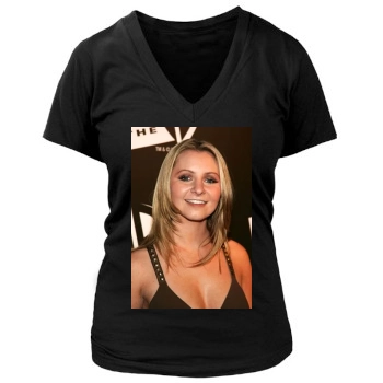 Beverley Mitchell Women's Deep V-Neck TShirt