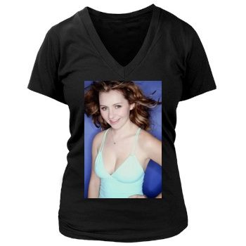 Beverley Mitchell Women's Deep V-Neck TShirt