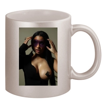 Nicki Minaj 11oz Metallic Silver Mug