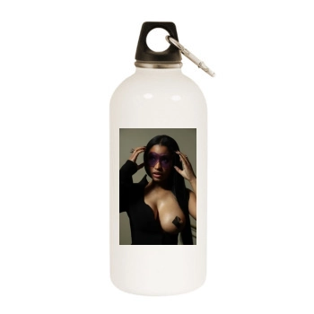 Nicki Minaj White Water Bottle With Carabiner