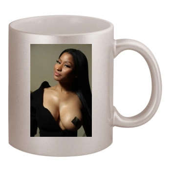 Nicki Minaj 11oz Metallic Silver Mug