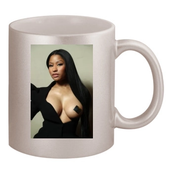 Nicki Minaj 11oz Metallic Silver Mug