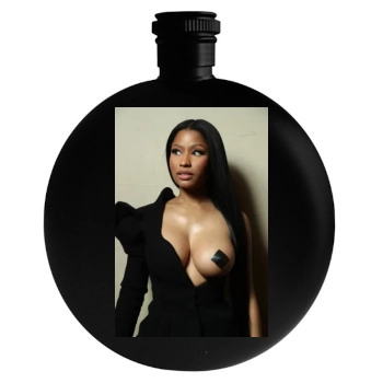 Nicki Minaj Round Flask