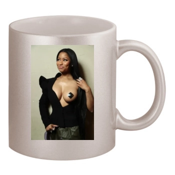 Nicki Minaj 11oz Metallic Silver Mug