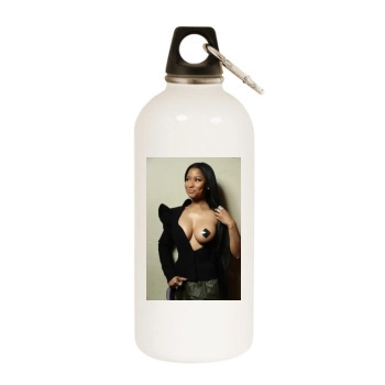 Nicki Minaj White Water Bottle With Carabiner