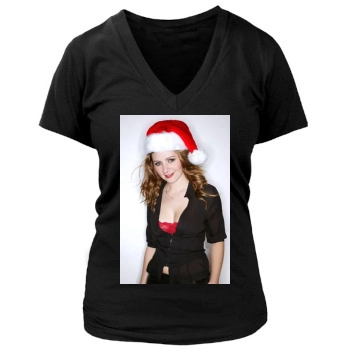 Beverley Mitchell Women's Deep V-Neck TShirt