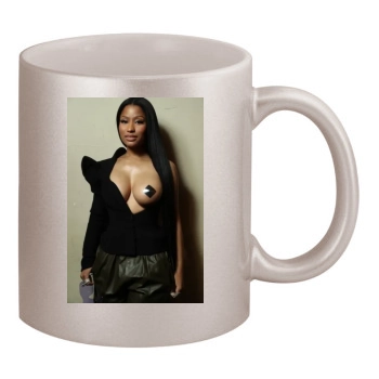 Nicki Minaj 11oz Metallic Silver Mug