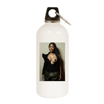 Nicki Minaj White Water Bottle With Carabiner