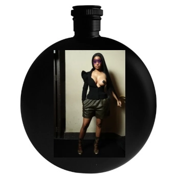 Nicki Minaj Round Flask