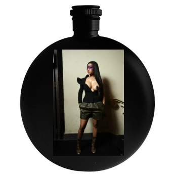 Nicki Minaj Round Flask